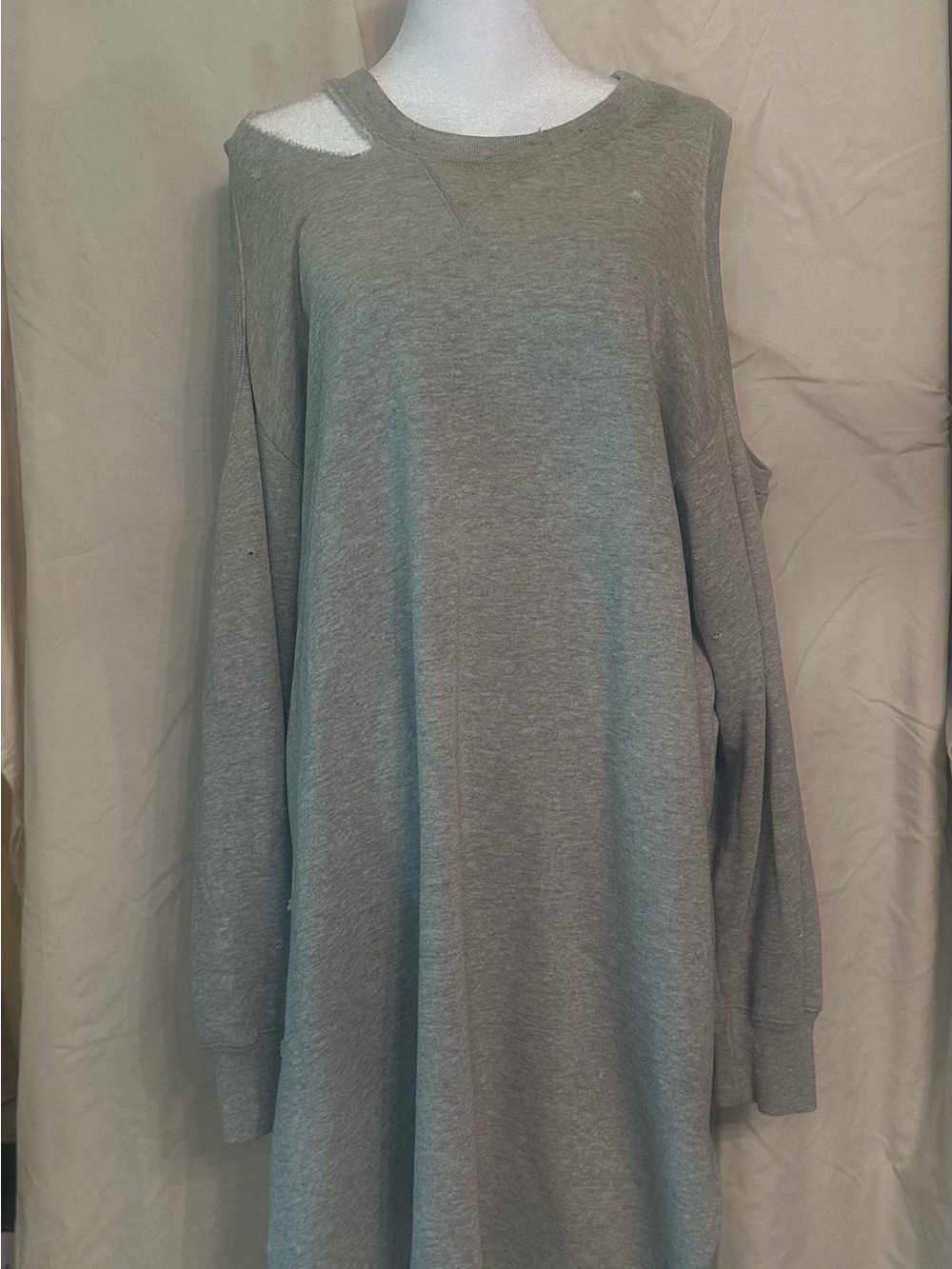 Diesel Light Gray Knit Sweatshirt